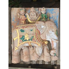 Elephant wall plaque