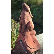 Moon Gazing Hare Roof Finial