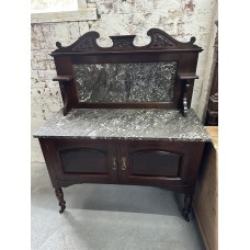 Oak Marble Top Washstand