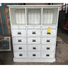 White Multi Drawer Unit