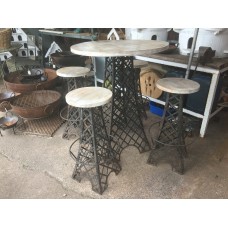 5 piece set of table and stools