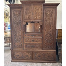 Elaborately Carved Wardrobe SOLD