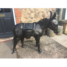 Donkey with baskets garden statue AVAILABLE TO ORDER ONLY