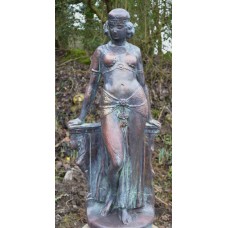 Art Deco female statue Egyptian style "Cleopatra"