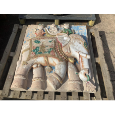 Original Indian Elephant Wall Plaque