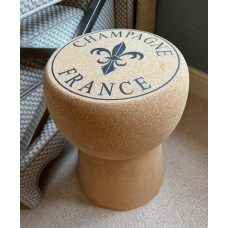 Champagne cork side table or stool